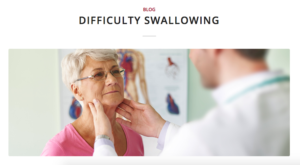 difficulty swallowing disorders
